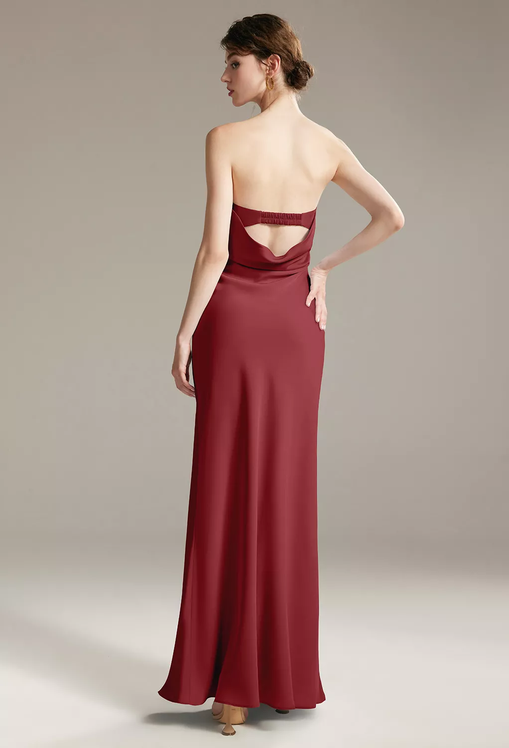 AW Fogbow Burgundy  Wedding Guest Dresses
